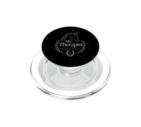 Horse Girl Equestrian My Therapist Eats Hay PopSockets PopGrip for MagSafe