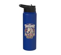 Horse Girl Equestrian My Therapist Eats Hay Stainless Steel Insulated Water Bottle