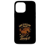 Horse Girl Humor Barn Life Saddle Sass Riding Club Case for iPhone 13 Pro Max
