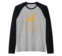 Horse Girl Humor Barn Life Saddle Sass Riding Club Raglan Baseball Tee
