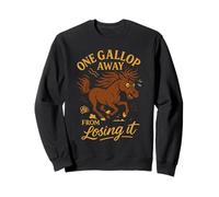Horse Girl Humor Barn Life Saddle Sass Riding Club Sweatshirt