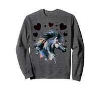 Horse Girls Heart Hearts Children Sweatshirt