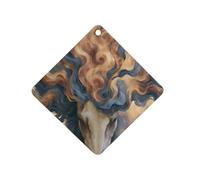 Horse Gods Car Air Freshener Pad Rhombus | Fragrance Tablets Hanging Interior Home Aromatherapy
