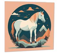 Horse Greeting Card Horses birthday card - 145 x 145mm