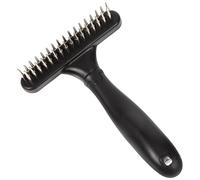 Horse Grooming Brush Small Rake Plastic Steel Comfortable to Hold