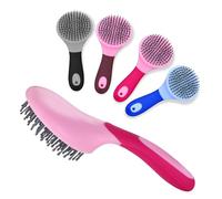 Horse Grooming Brushes - Mane And Tail Pet Massage Brush, Single Non-Slip Grip Ponytail Comb For Animal Wellness, Thick Hair Untangler, Livestock Supply, Scrubber For Stallions And Farm Stock