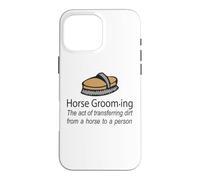 Horse Grooming Is The Art Of Transferring Dirt Joke Case for iPhone 16 Pro Max