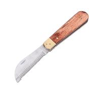 Horse Grooming Stripping Knife, Professional Horse Hair Stripper Tool with Rosewood Handle, Efficient Trimming Knife for Removing Old Hair Safely on Horses