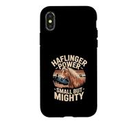 Horse Haflinger Power - Small But Mighty Quote Case for iPhone X/XS