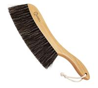 Horse Hair Brush Hand Broom Dusting Brush for Home Cleaning, Wood Handle Soft Brush Duster for Counter Furniture, Bed, Bench Fireplace,Car, Shop Brush Cleaning 14" Long