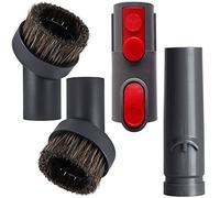 Horse Hair Brush V15 Vacuum Attachment Adapter Compatible for Dyson V8 V15 V10 V11 V7 V6 Vacuum Cleaner,Horse Hair 1.25" Vacuum Brush Attachment Hose Adapter