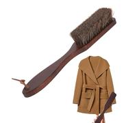 Horse Hair Brush with Wood Handle,Soft 100% Natural Horsehair Bristles Felt Brushes,Horsehair Upholstery Brush for Felt Hat,Cowboy Hat,Clothes,Suits,Hat,Bench,Couch,Furniture,Bed