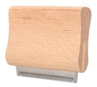 Horse Hair Removing Brush Wooden Metal Khaki for Horse Cattle