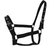 Horse Halter, Heavy-Duty PP Webbing Adjustable Halter with Reinforced Metal Buckles and Head Straps, Horse Tack Accessories for Training and Daily Use