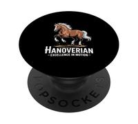 Horse Hanoverian Excellence Motion Equestrain PopSockets Adhesive PopGrip