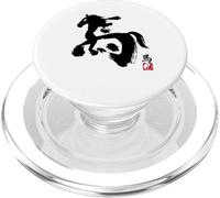Horse hanzi new year chinese horse PopSockets PopGrip for MagSafe