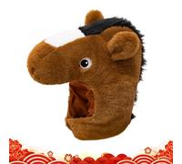 Horse Hat - Pony Hair Headband | Lunar Celebration Wear - Cute Year 2026 Theme Styling Piece, Stage Performance Carnival Holiday Birthday Event