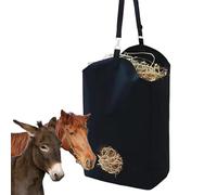 Horse Hay Bag, Waterproof Oxford Cloth Feeder, Durable Slow Feed Hay Net for Horses, Sheep, Cattle, Lightweight Food Storage for Barn, Stable, Farm (46x35x18cm)