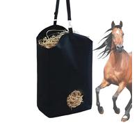 Horse Hay Bag - Waterproof Oxford Cloth Hay Net for Horses | Hay Bags for Horses | Oxford Cloth Feeder | Lightweight Food Storage Container for Sheep Cattle Design Ideal to Trailer and Pastures