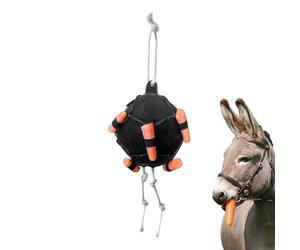 Horse Hay Ball - Keep Your Livestock Engaged and Happy | Interactive Carrot Dispenser and Hay Feeder | for Reducing Boredom in Stables Paddocks, Promotes Natural Feeding Play for Horses, Goats, Sheep