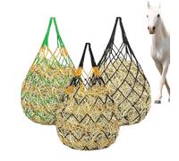 Horse Hay Nets | Breathable Bite Free Feeding Net,Goat Hay Feeding Net,for Stables, Fences, Trailers, Meadows, Goats, Sheep, Horses