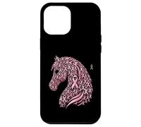 Horse Head Breast Cancer Awareness Pink Ribbon October Case for iPhone 12 Pro Max