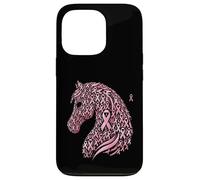 Horse Head Breast Cancer Awareness Pink Ribbon October Case for iPhone 13 Pro