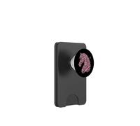 Horse Head Breast Cancer Awareness Pink Ribbon October PopSockets PopWallet for MagSafe