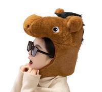 Horse Head Hat | 2026 Hats For Festive Occasions - Photo Props And Items For The Chinese New Year For Photography, Holidays, Birthdays, Celebrations,