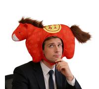 Horse Head Hat - Plush Character Head Scarf - Plush Hat | Stage Performance, Party, School, Cosplay, Props for Men, Women, Teen, Boys and Girls