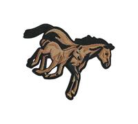 Horse Head Iron On Patches Applique Patches Animal Repair Ponies Embroidery for Clothes Bag Decoration Sewing Embroidered Horse Head Iron On/sew On