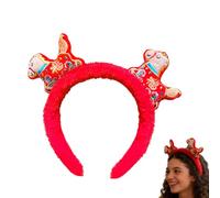 Horse Headpiece 2026 New Year Theme Costume Headband Celebration Party Hair Accessory Glittering Party Hair Accessories | for Festivalgoers, Cosplay Lovers, Event