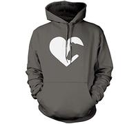 Horse Heart - Unisex Hoodie - I Love My Horse Riding Pony 3XL Grey