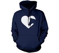 Horse Heart - Unisex Hoodie - I Love My Horse Riding Pony XL Navy