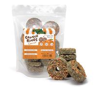Horse Herbs Carrot Crunch Rings 12pk | 100% Natural Timothy Hay Treat for Horses & Ponies, Dental Health Chew, No Added Sugar