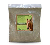 Horse Herbs Ground Milk Thistle Seed 1kg | Natural Feed Supplement for Horses, Equine Care