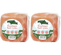 Horse Herbs Himalayan Salt Lick 1.5kg | 100% Natural Equine Supplement, Digestion Support for Horses & Ponies, Ideal for Hydration & Electrolytes, Easy to Hang (Pack of 2)