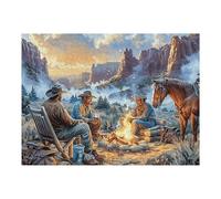 Horse Herd 500 Piece Jigsaw Puzzle for Adults Magical Cosmic Creatures Vacation Souvenir Memory Keepsake No Dust Pieces Great Gift for Travelers 500 PCS