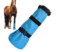 Horse Hoof Boots - Equine Grooming Soak Protector, Stable Walking Boots with Adjustable Straps & EVA Pad, Breathable Waterproof Fabric, Ideal for Pasture Riding Daily Hoof Care