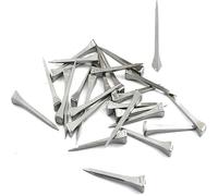 Horse Hoof Nails 200-Count E2/E3/E4/E5/E6/E7/E8 Steel Hoof Nails - Durable Tool for Horse Shoe Fixing & Harness Maintenance, Riding Supplies(E5 51mm)