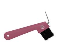Imperial Riding IRH Impulz Hoof Pick, Robust Hoof Pick with Metal Hook and Cleaning Brush, Ergonomic Hoof Scraper for Thorough Hoof Care & Stylish Stable Look, Rose