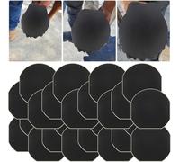 Horse Hoof Treatment Shoes, Hoof Padding, Hoof Injury, Strong Adhesive, Simple Breathable, Hoof Pad for Treating Hoof Wounds, Additional Protection for Hooves, Pain Protection (6)