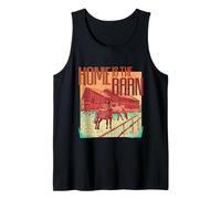Horse Horses Equestrian Home is The Barn Tank Top