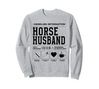 Horse Husband Handling Information Sweatshirt