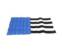 Horse Ice Boot Cooling Leg Wrap Reusable Gel Pack for Treating Full Leg Knee Hock Injuries Blue One Size Fits All 40cm