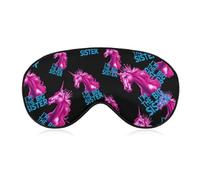 Horse I'm The Big Sister Blackout Sleep Mask for Side Sleeper Soft Covers for Travel Essentials Nap