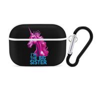 Horse I'm The Big Sister Hard Shell Case Skin Accessories Cover with Hanging Loop Compatible with AirPods Pro 2