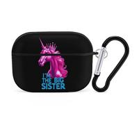 Horse I'm The Big Sister Hard Shell Case Skin Accessories Cover with Hanging Loop Compatible with AirPods Pro 2