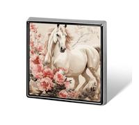 Horse Image Lapel Pin Brooches Square Fashion Brooch Pin Cute Button Badges Alloy Button Pins Enamel Pins Metal Pinback for Hat Shirt Clothing Bags