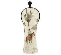 Horse in The Desert Golf Cover Set Headcover with Number Tags for Driver, Woods and Hybrid for Wood